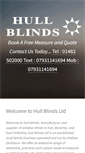 Mobile Screenshot of hullblinds.co.uk